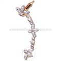 Venta al por mayor asombroso en línea perla cristal pendiente de moda pendiente de cuentas